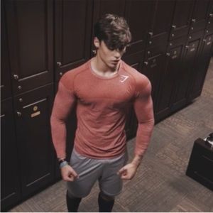 Gymshark Red Phantom Long Sleeve size S